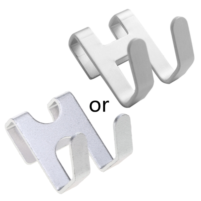 Description Picture 2 of itemSpace Aluminum Shower Glass Door Hook Free Hole Towel Rack Hanger for Key Organi