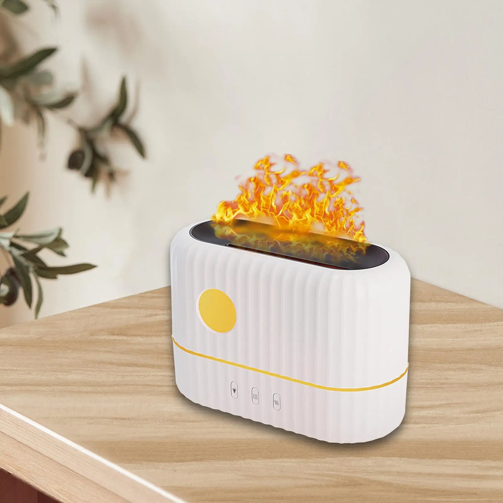 Essential Oil Diffusers Timer Noiseless Fragrances Flame Air Humidifier for SPA Office