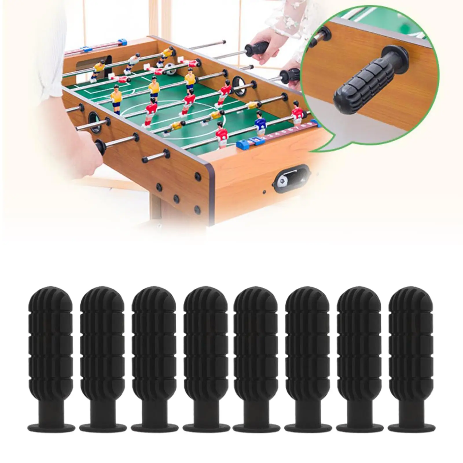  Durable Table Soccer Part Replacment Kids Children Football  Handle Grip for Table Scoccer Equipment
