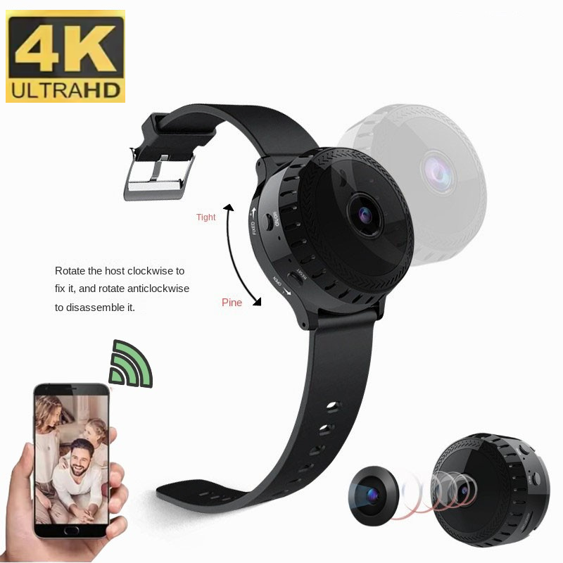 Description Picture 2 of item4K 1080p Mini Camera Wifi Smart Home Surveillance Portable HD Camcorder Wireless Remote Monitor Night Vision Micro IP Cam HC010
