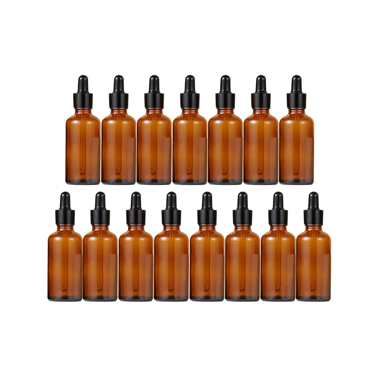 15Pcs Dropper Bottles Refillable Portable Thick Storage for Essential Oils Liquids 30ml Durable Travel Bottles Tincture Bottles