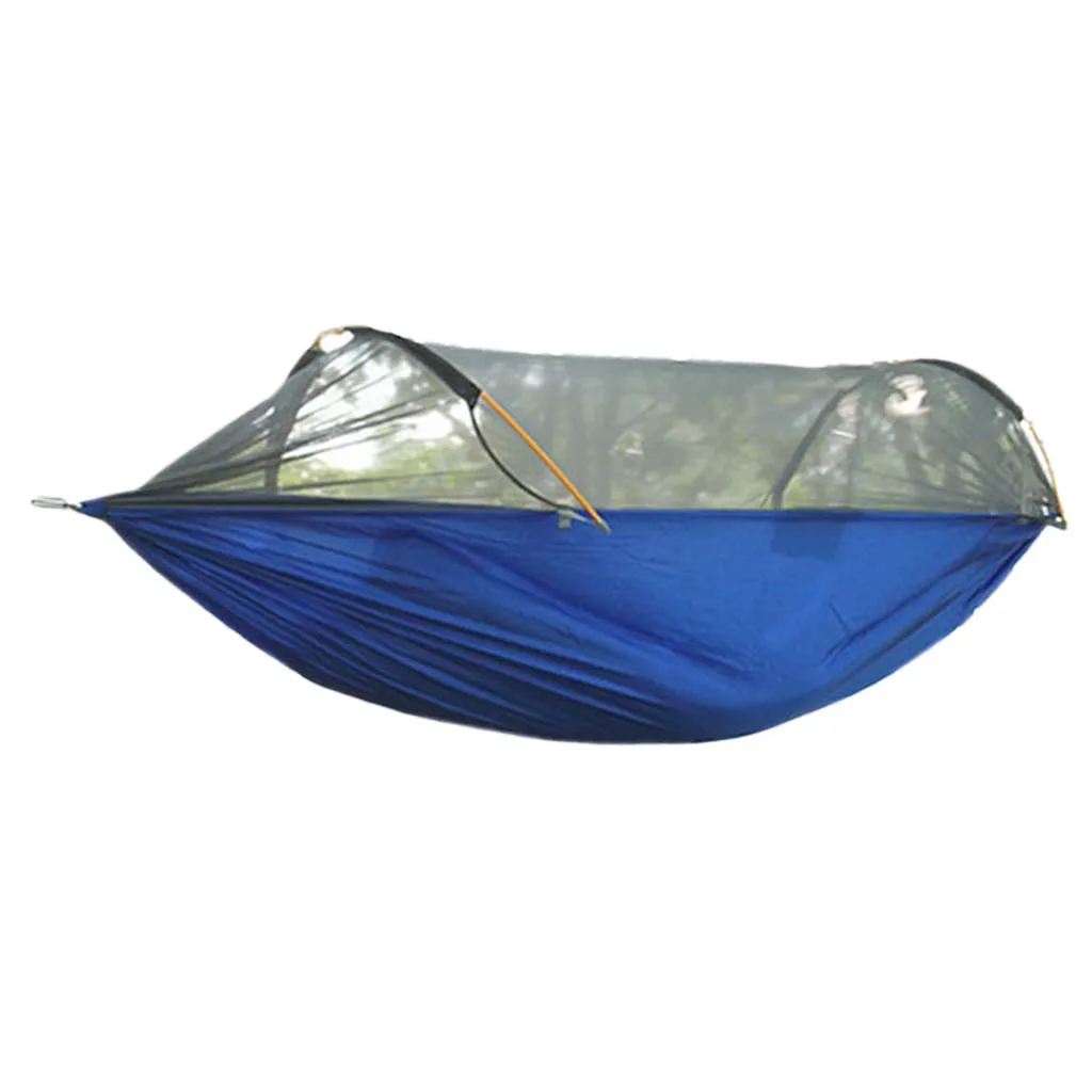 Camping Hammock , Hammock Tree Straps and Carabiners, Portable Parachute Nylon Hammock for Camping, Backpacking, Travel