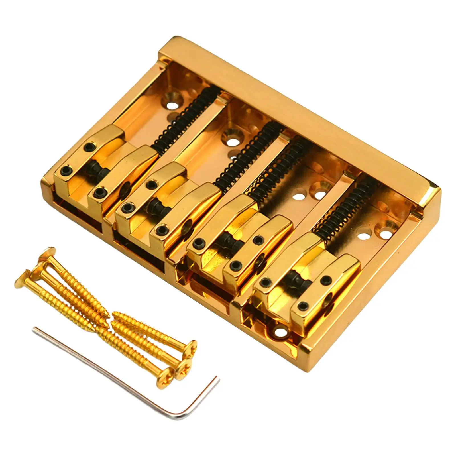 Professional Guitar Bridge Easy Install Durable Accessory for Electric Bass Accessories Replace Kit Gifts for Guitar Lovers