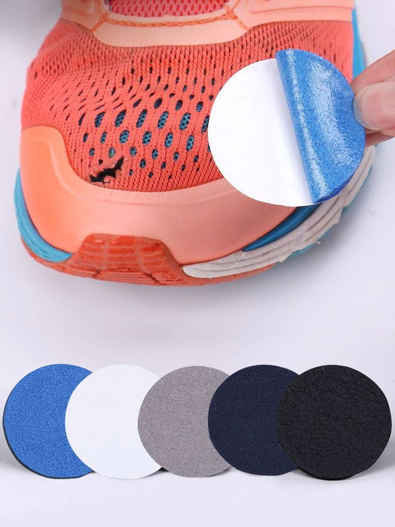 Description Picture 6 of item4/6pcs Sneaker Repair Patches Self-adhesive Running Shoes Insole Heel Patch Mesh Lining Torn Hole Sticker Foot Care Tool