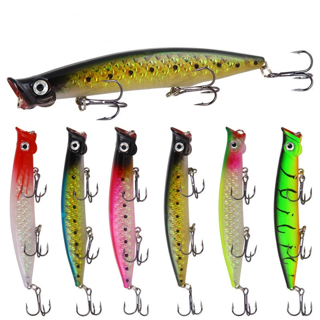Popper Fishing Lures Topwater Lure Tackle 13g Trolls Saltwater