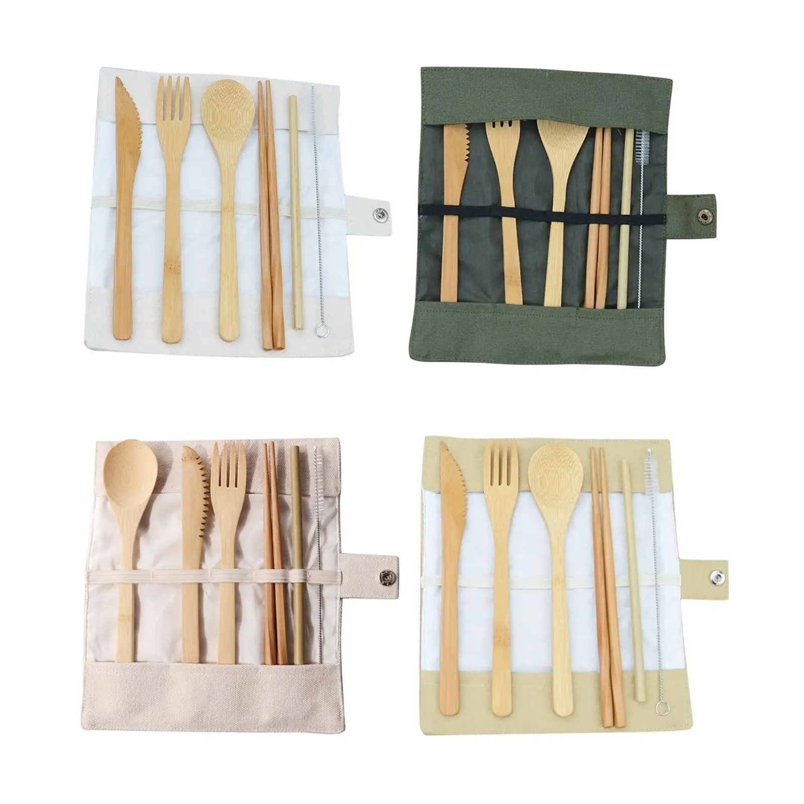 Travel Utensil Set Tableware Flatware for Picnic Office School