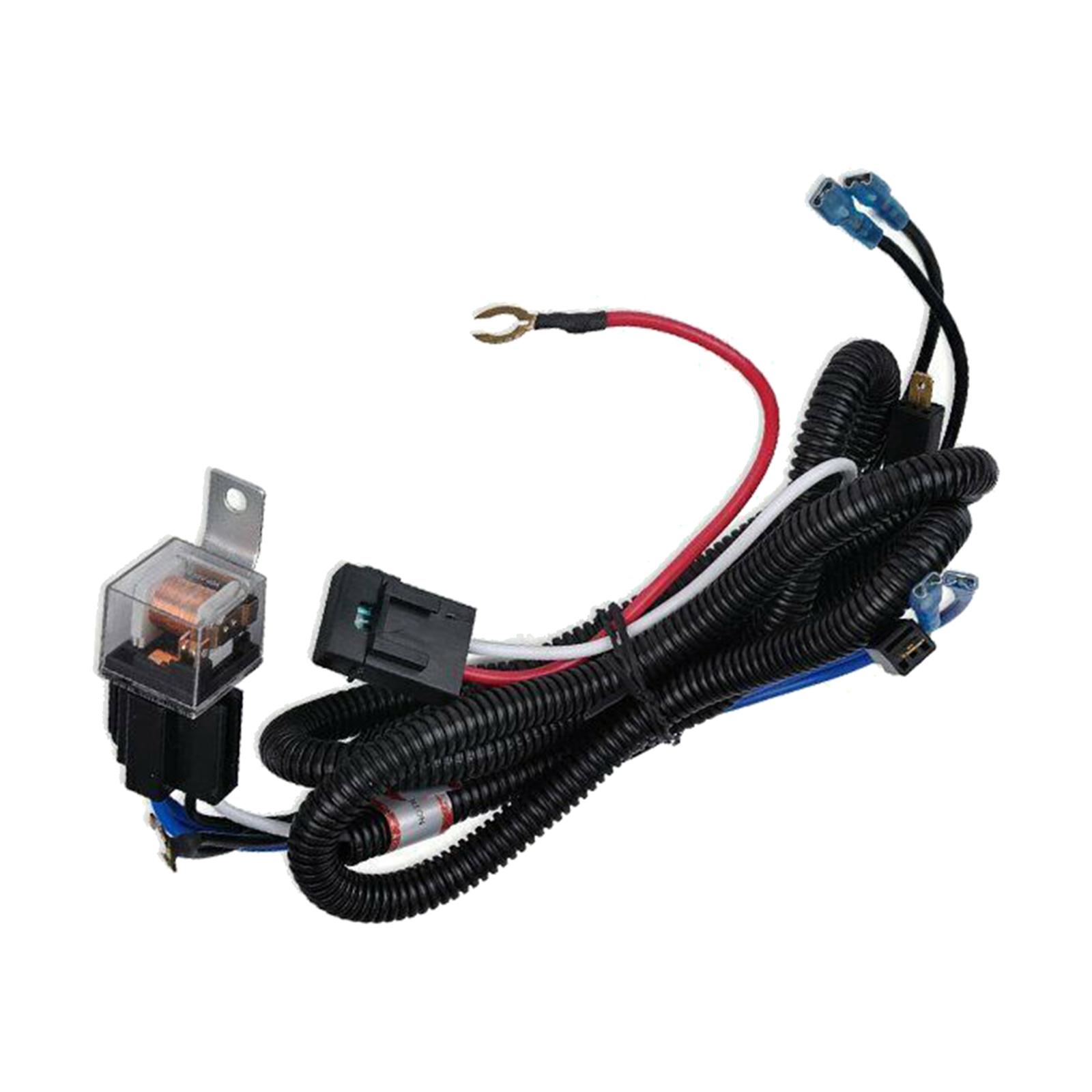 12V / 24V Horn And Wire Harness Relay for Car Grille Assemble Blast Sound , Total Length 170cm Auto Spare Parts