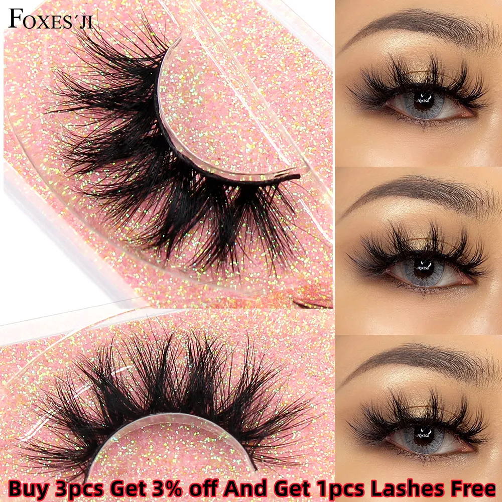 Best of FOXESJI Makeup Eyelashes 3D Mink Lashes Fluffy Soft Wispy Natural Cross Lash Extension Reusable Fake Lashes Mink False Eyelashes Reviews & Tips