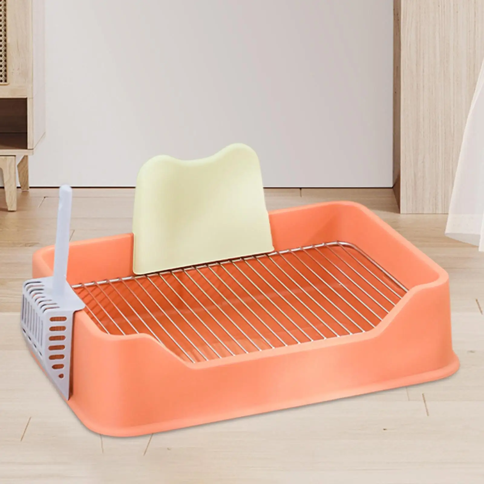 Pet Dog Toilet Puppy Training Potty Tray for Small Dogs Portable Pet Litter Pan Anti Splashing Litter Tray Pet Pee Toilet