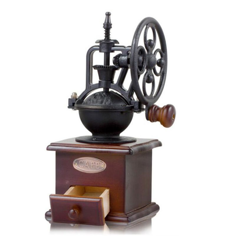 Title 2, Antique Coffee Mill Coffee Grinder for Making M...