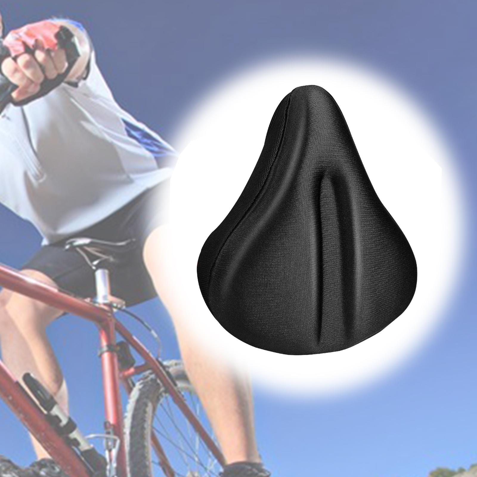 Bike Seat Cover Soft Comfortable Bicycle Saddle Cover for Exercise Bike Road Bike Folding Bike Outdoor Cycling Riding