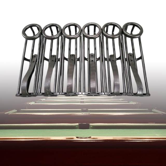 Rail De Table De Billard - VGEBY - 6 Pcs - Installation Facile - Métal Galvanisé - Réglable