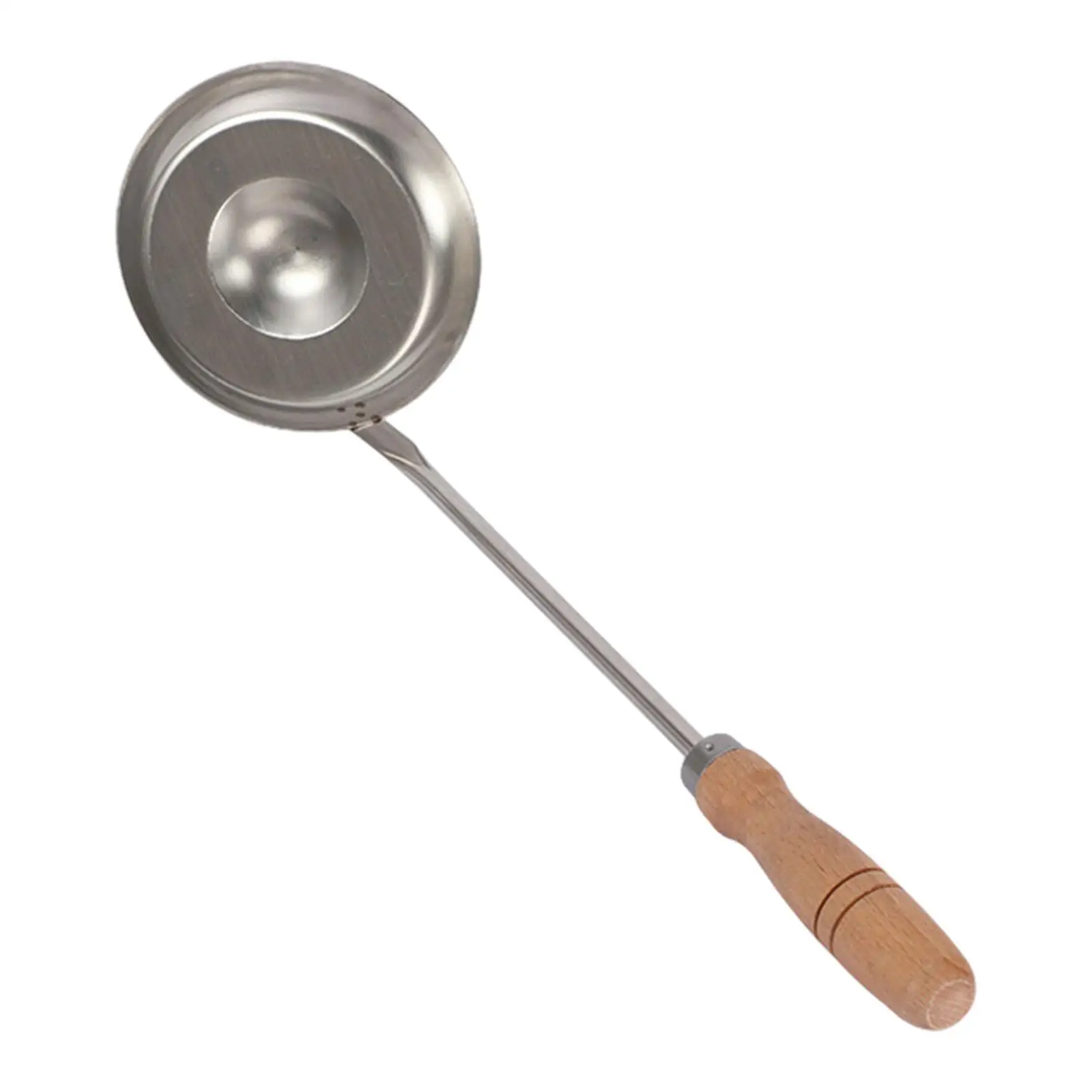 Stainless Steel Fried Egg Tarts Spoon Comfortable Grips Easy to Clean Heat Resistant Cooking Tools for Kitchen Home Restaurant