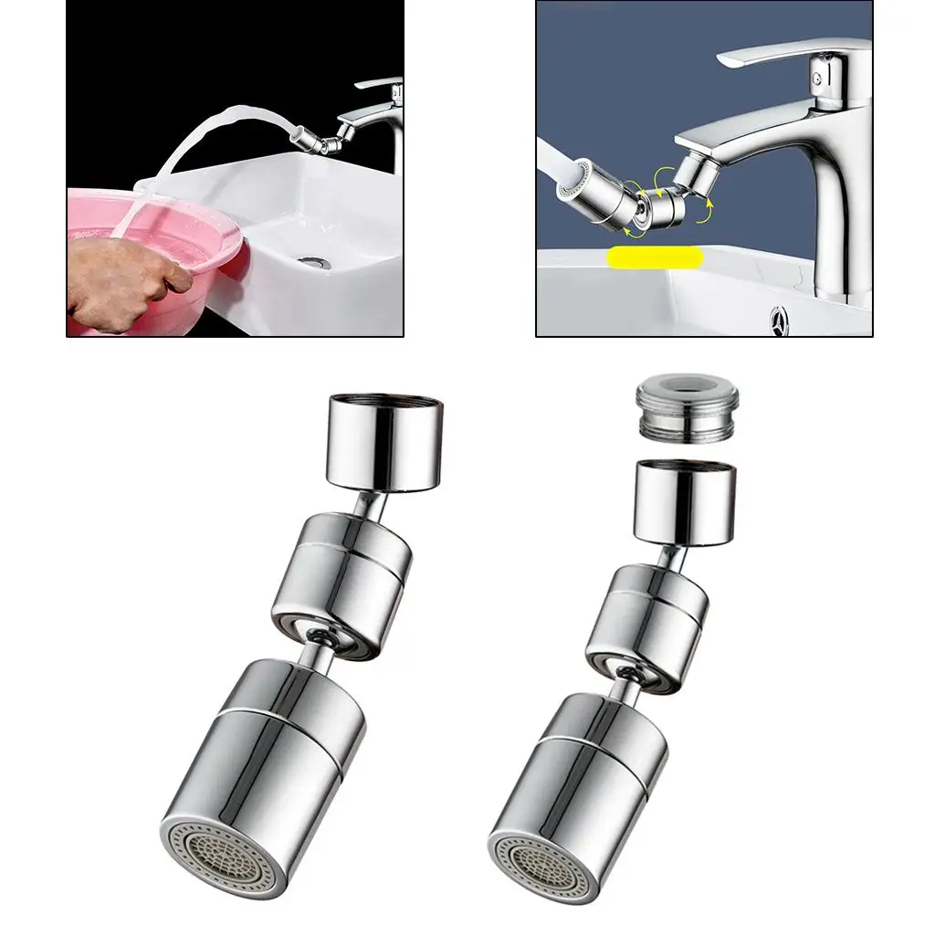 Swivel Rotating Faucet Moveable Kitchen Tap Head Adapter