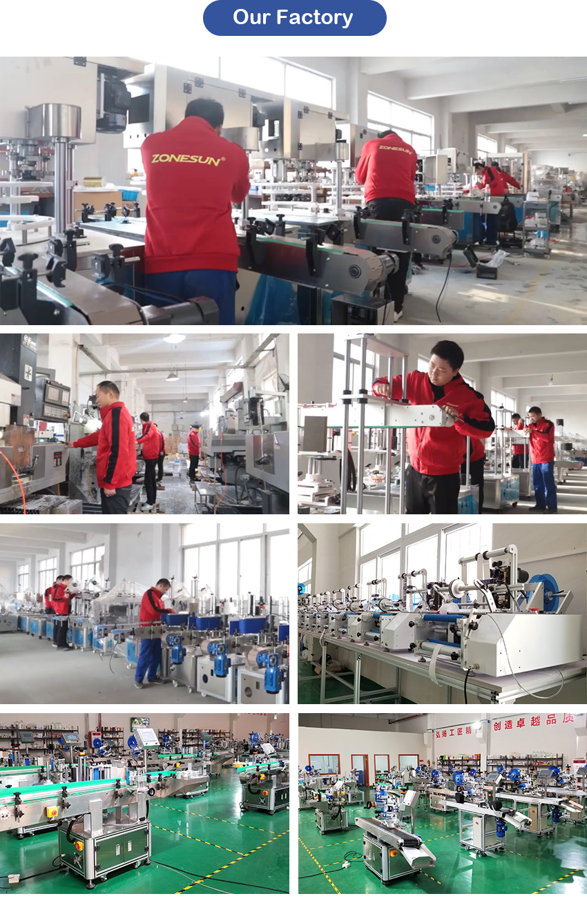 ZONEUN LT-50 Semi-Automatic Sticker Round Bottle Labeler Tube Can Labeling Machine Customized Labeling For Spray bottle