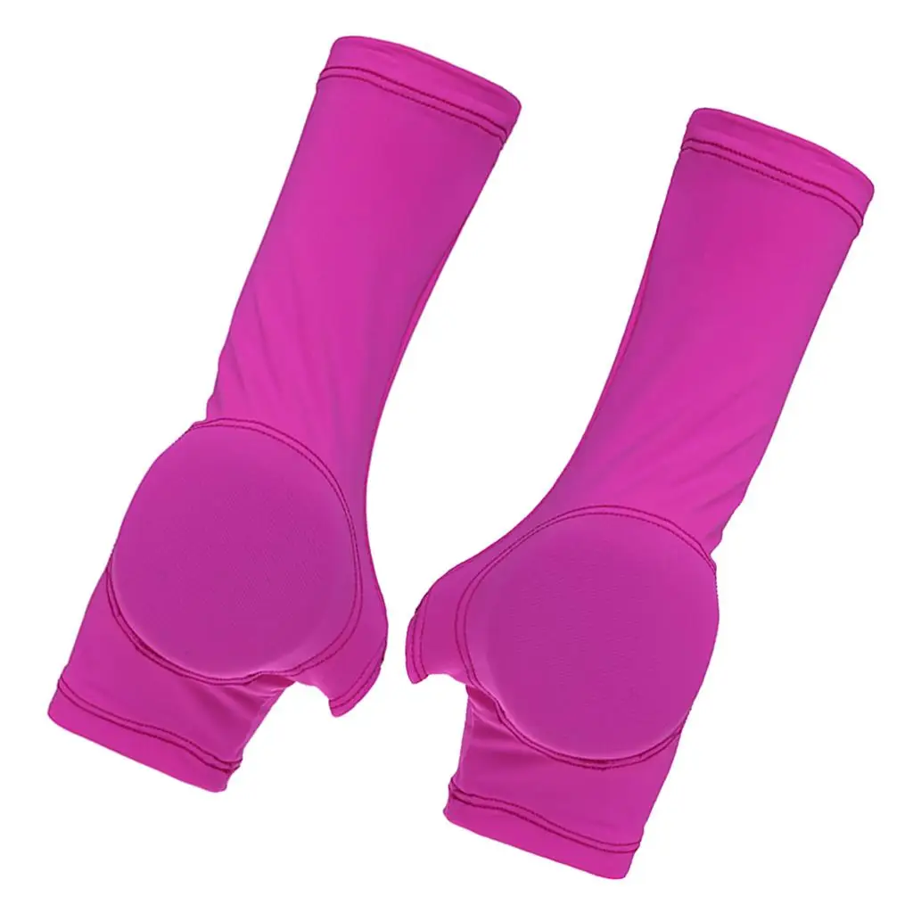 Figure Skating Gloves - Child Adult Figure Skating Hand Protector Pad Ice Sports Elastic Sleeve Warm Padded Protection