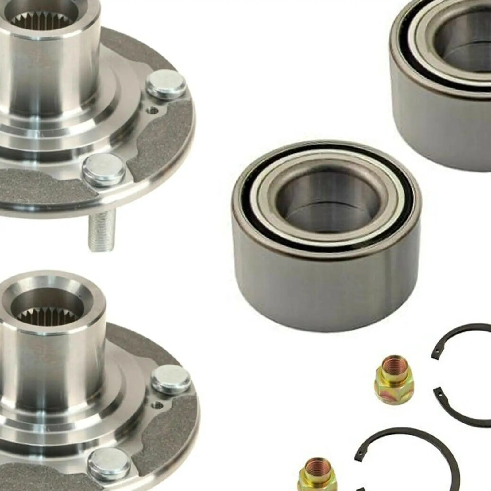 2Pcs Front Wheel Hub Bearing Kits Assembly Professional Replacement Spare Parts Left and Right for Honda Accord 2013-2017