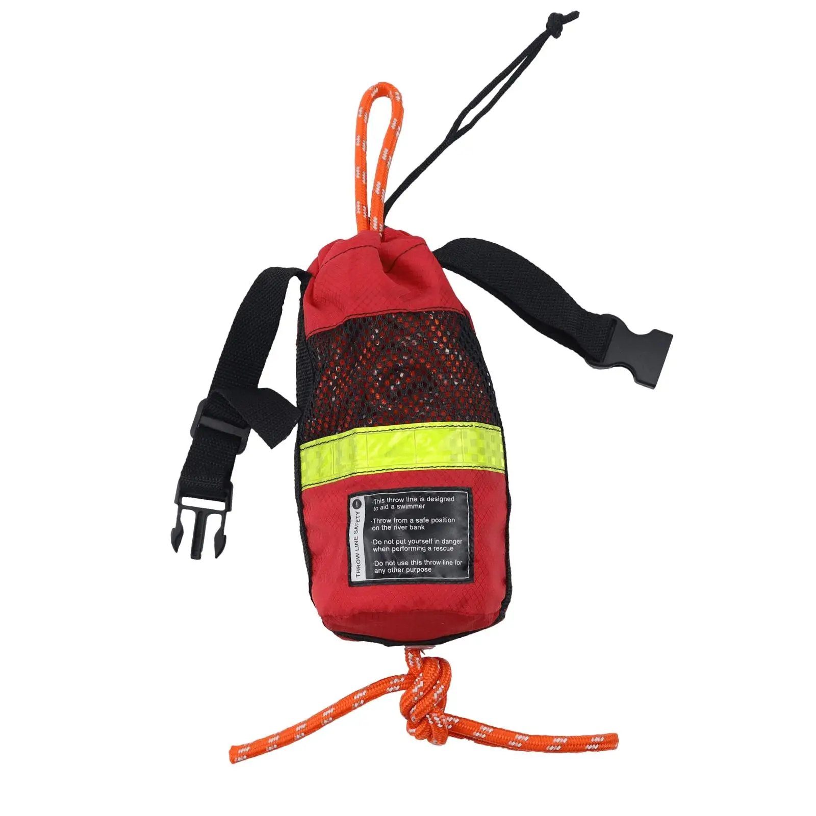 Throw Bag Lightweight Reflective Throwable Floating Throwing Rope for Canoeing