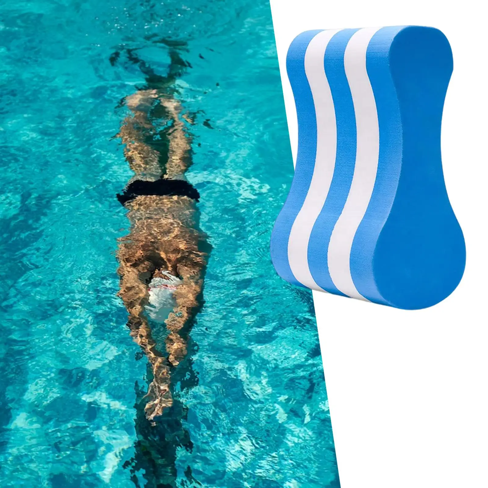 Pull Buoy Leg Float Lightweight Durable Swimming Pull Float for Adults Water Exercise Swimming Stroke Upper Body Strength