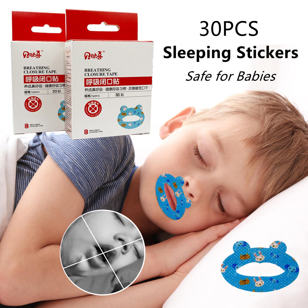 Best of 30pcs / Box Anti-Snoring Stickers For Children Sleep Closed-mouth Stickers Breathing Correction Patch Shut Up Patch Orthosis Tape Reviews & Tips