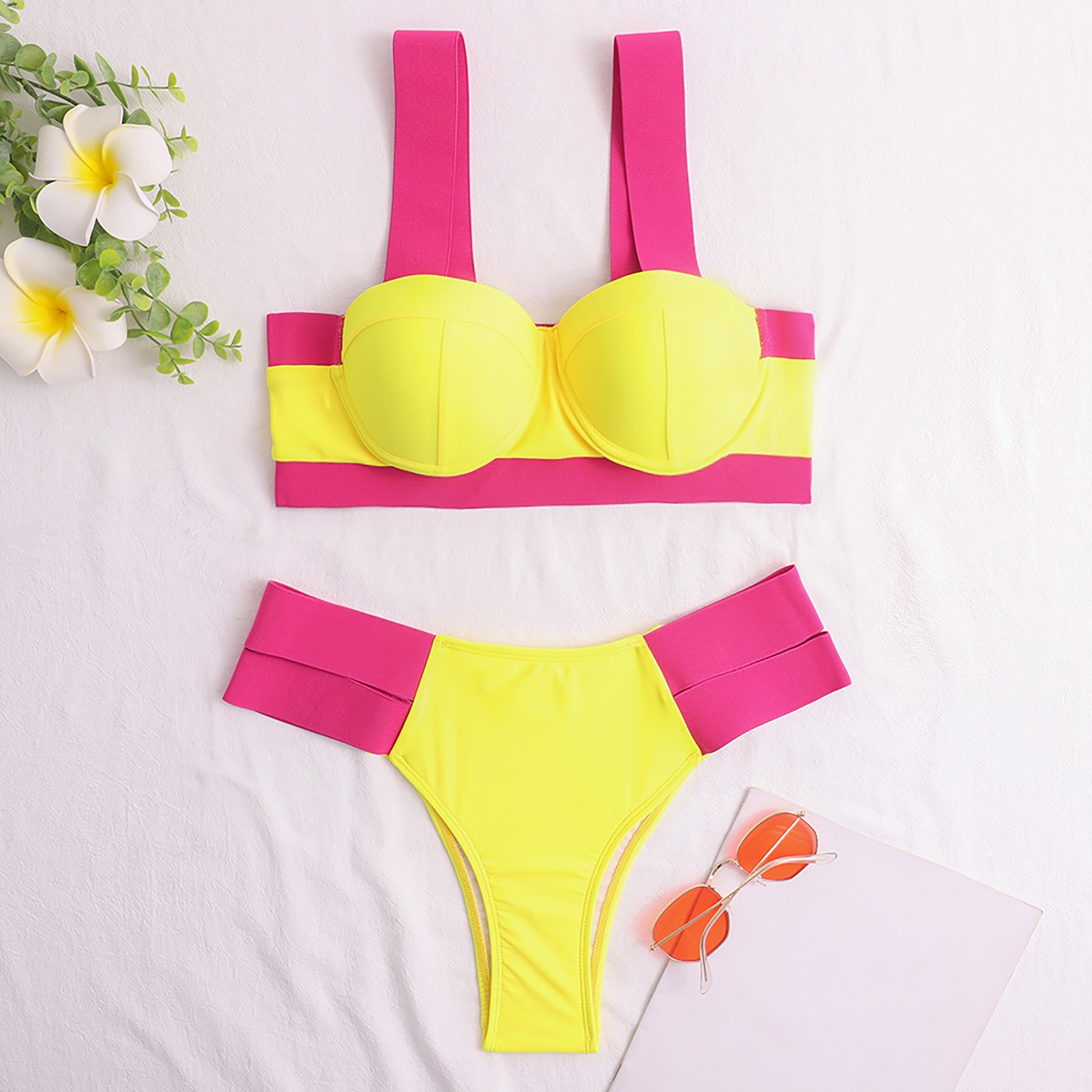 Push up bikini conjunto feminino maiô sexy