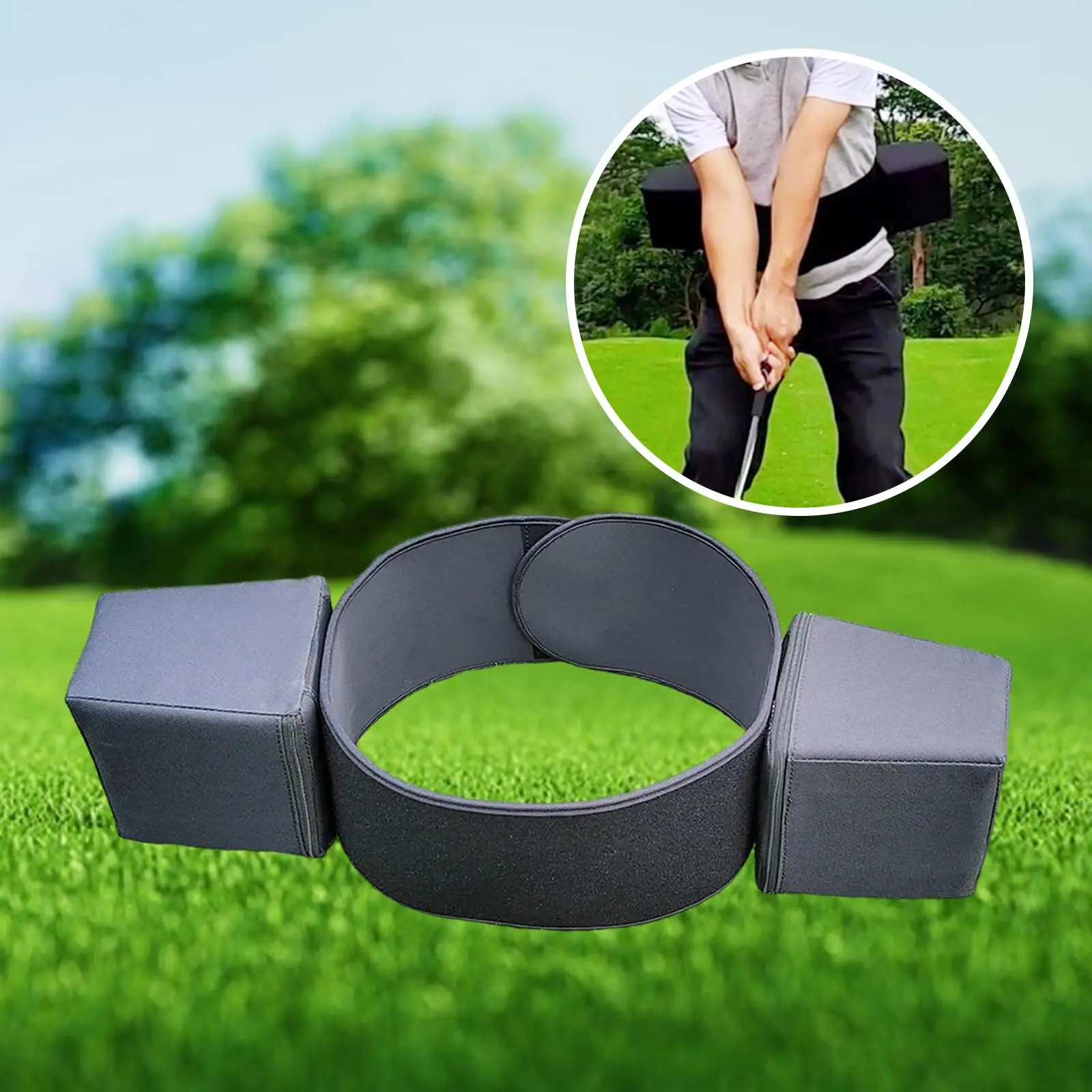 Golf Swing Trainer Waist Belt Posture Correction Auxiliary Equipment Durable