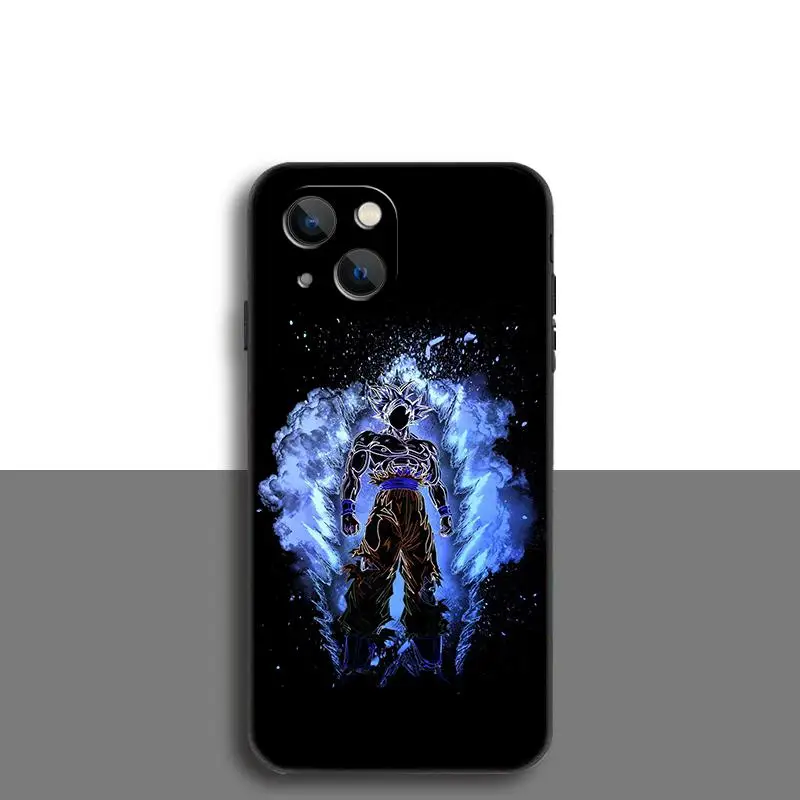 Dragon Ball Silhouette Phone Case For iPhone 13 Accessories 11 12 Xr SE 2020 6 6s 7 7P 13 X Xs 8 Plus Max Pro Mini 7mm6 Fundas iphone 13 pro max clear case