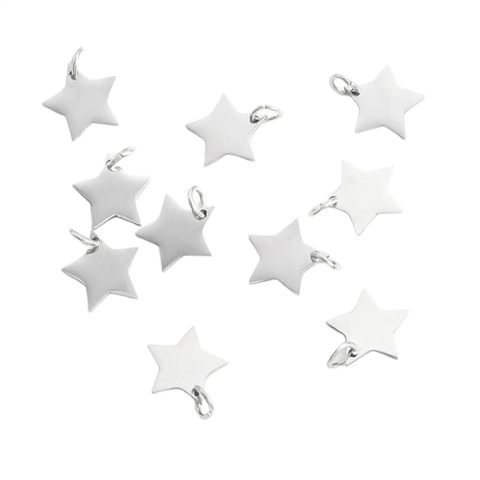 10pcs  Shape Pendant Charms Jewelry Necklace Making Findings Craft