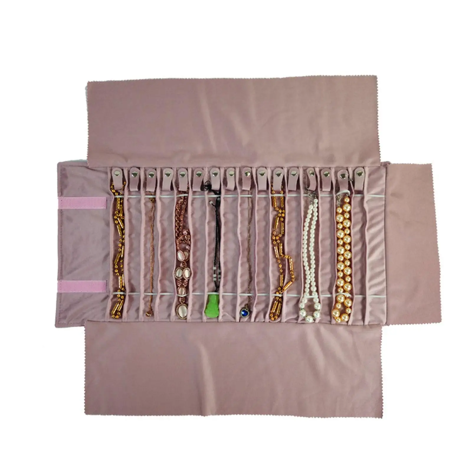 Jewelry Roll Bag Necklace Collection Bag Lightweight Travel Jewelry Case