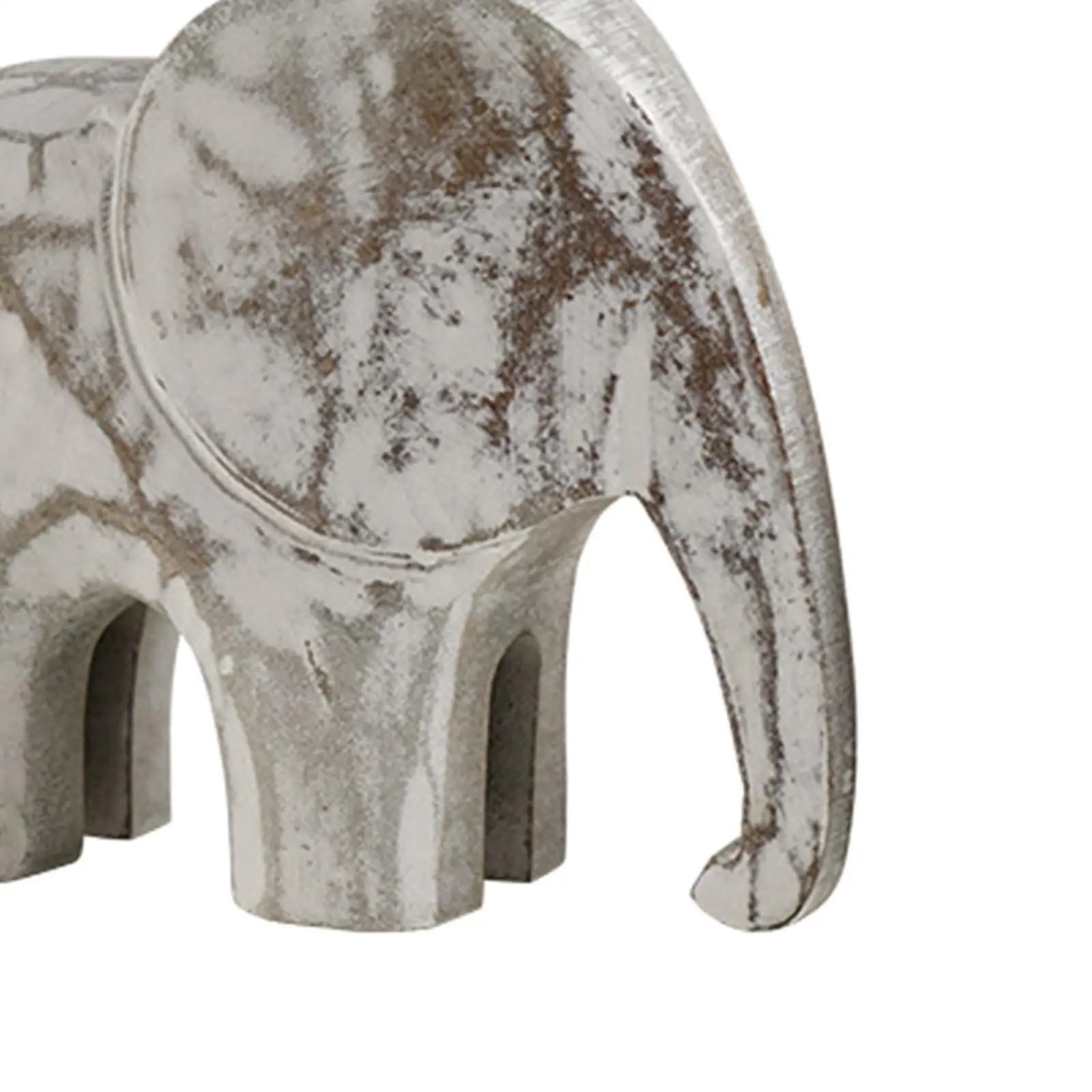 Modern Elephant Statue Sculpture Figurine 1Pair for Christmas Present Decoration