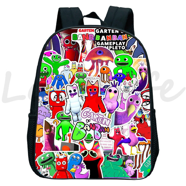 Jogos ROBLOX Rainbow amigos Mochilas escolares 17 polegadas Printe