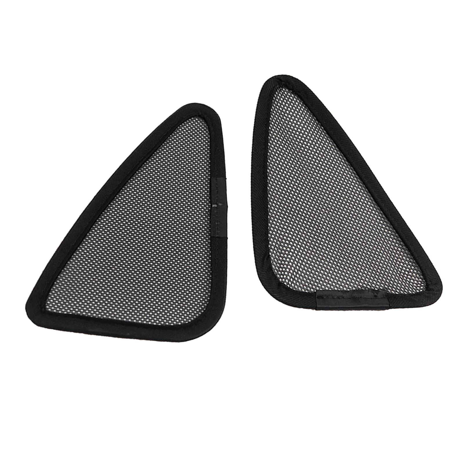 Set of 2 Vehicle Sunshade Line Shades Cover Triangular Net for