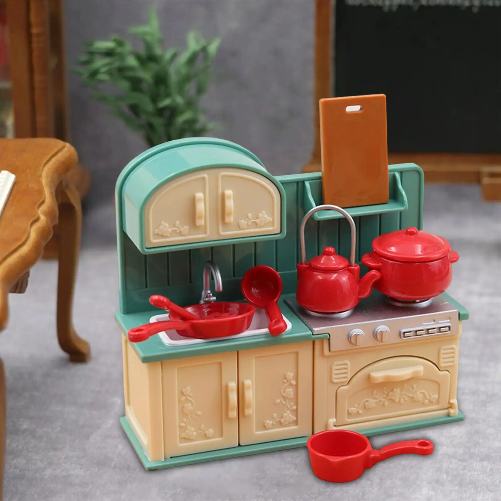 1/18 Dollhouse Play Set and Accessory Accessories Dollhouse Decor Pretend Play Miniature Dollhouse Furniture for Presents