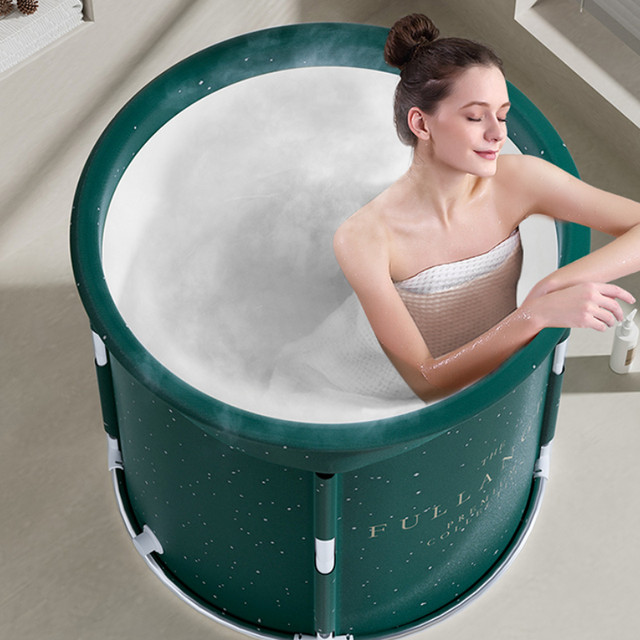 Baignoire Portable pour adultes, grande piscine de douche épaisse