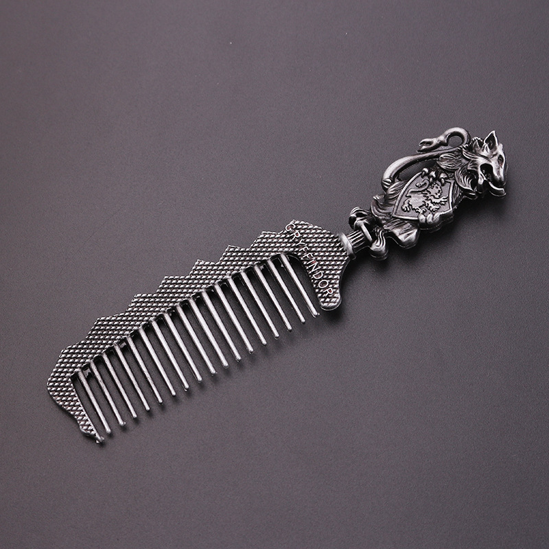 HOT New Male Lion Style Retro Comb Gryffindor Ravenclaw College Style Ravenclaw Comb Gift Articles for Daily Use · v2