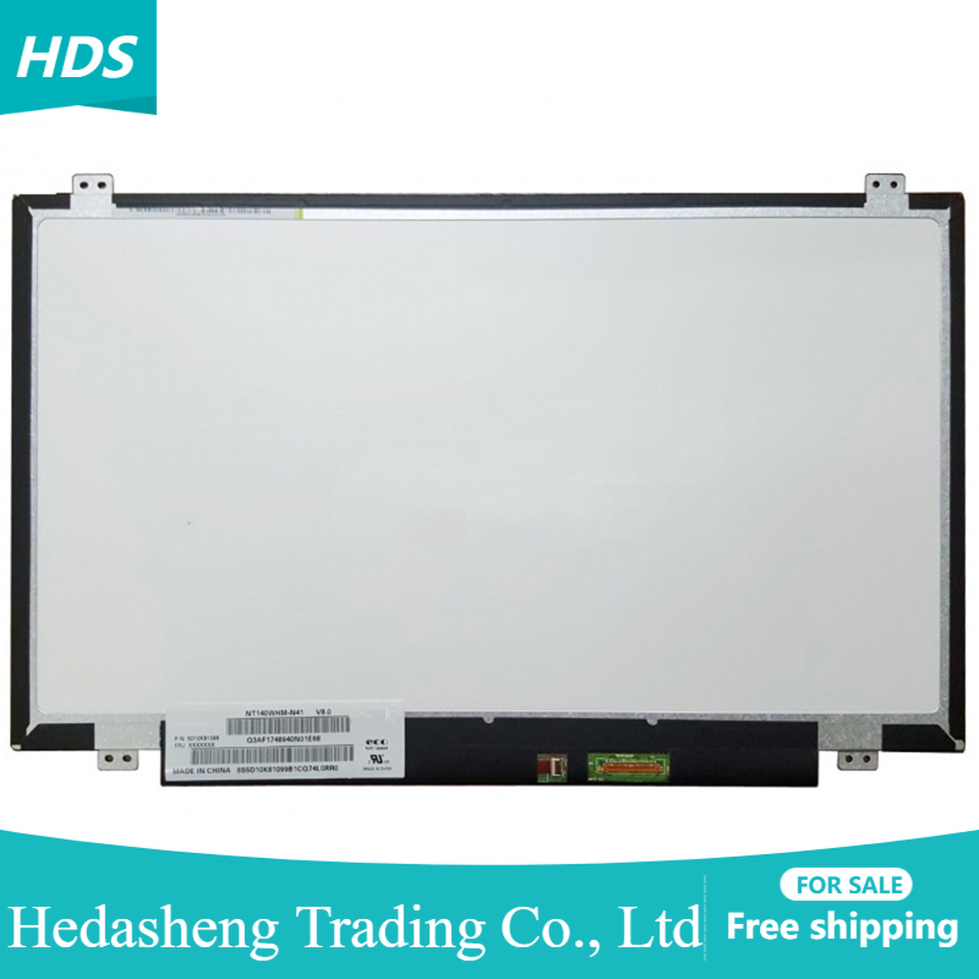 matriz LED, substituição Slim Display, FHD, NT140FHM-N41,