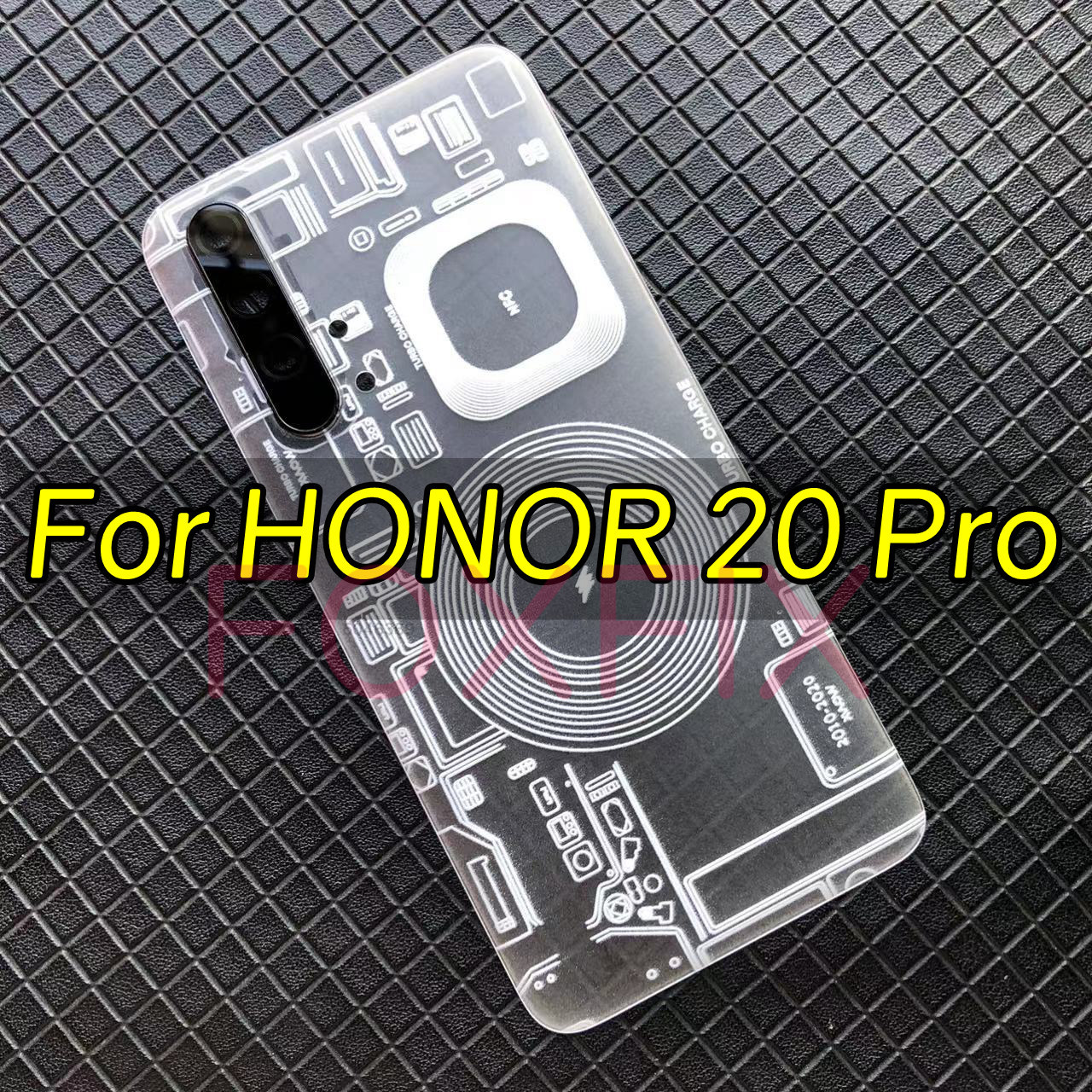 Пластиковая Задняя крышка для Honor 20 Pro, задняя панель аккумулятора,  задний корпус, Запасные линзы камеры + клейкая наклейка | AliExpress