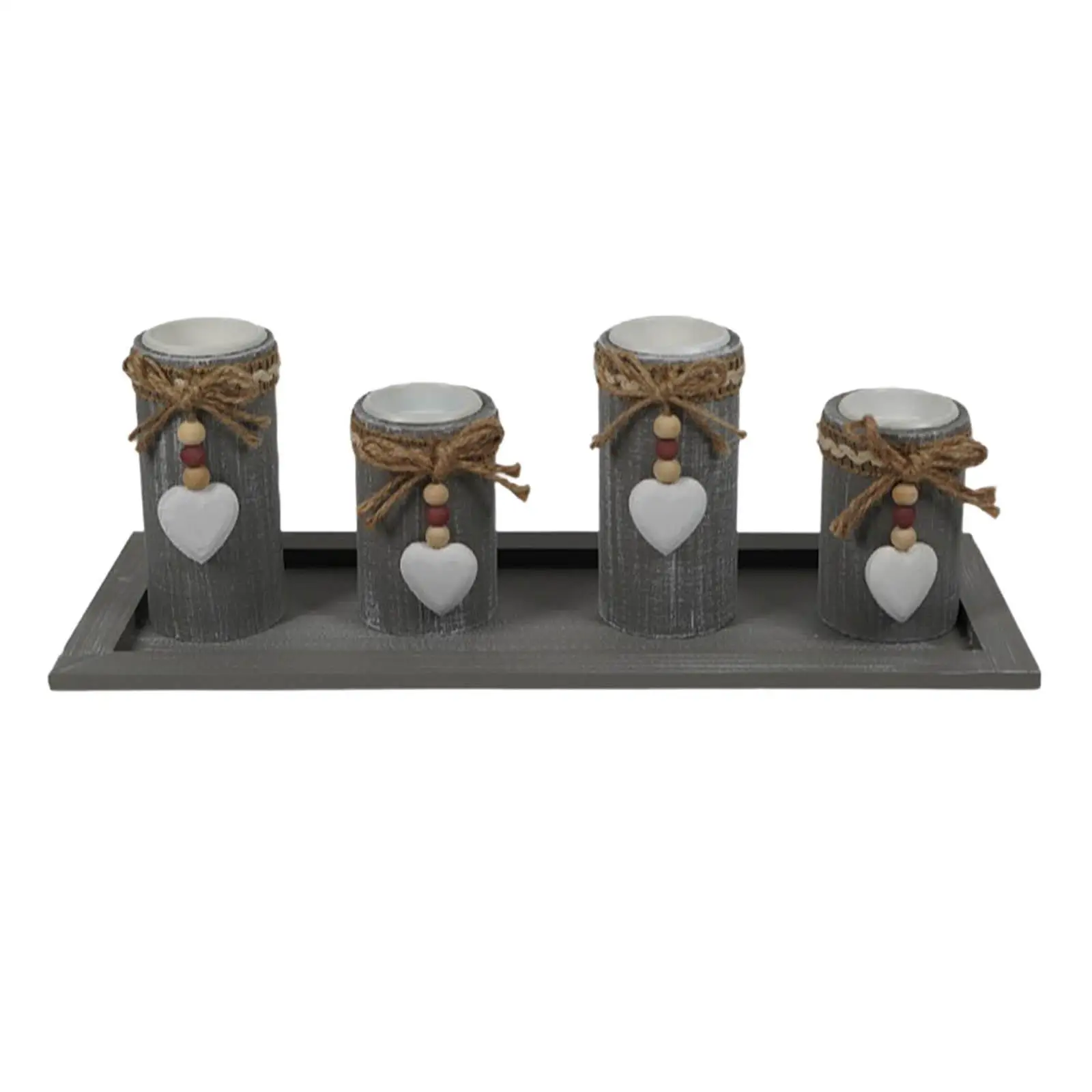 Set of 3 Pieces Candle Holder Set for Rustic Wedding Birthday Anniversary Party Anniversary Tea Light Votive Candle Holders