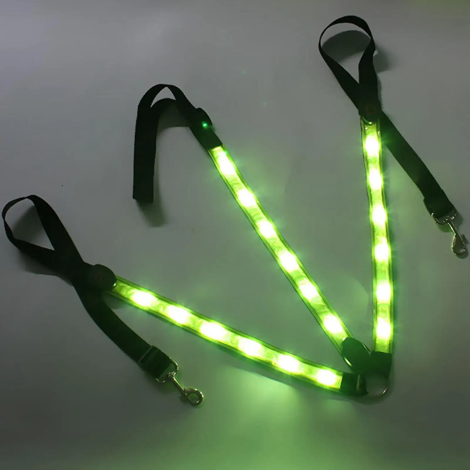 LED Horse Breastplate Collar Harness 3 Lighting Modes Night Visible Tack