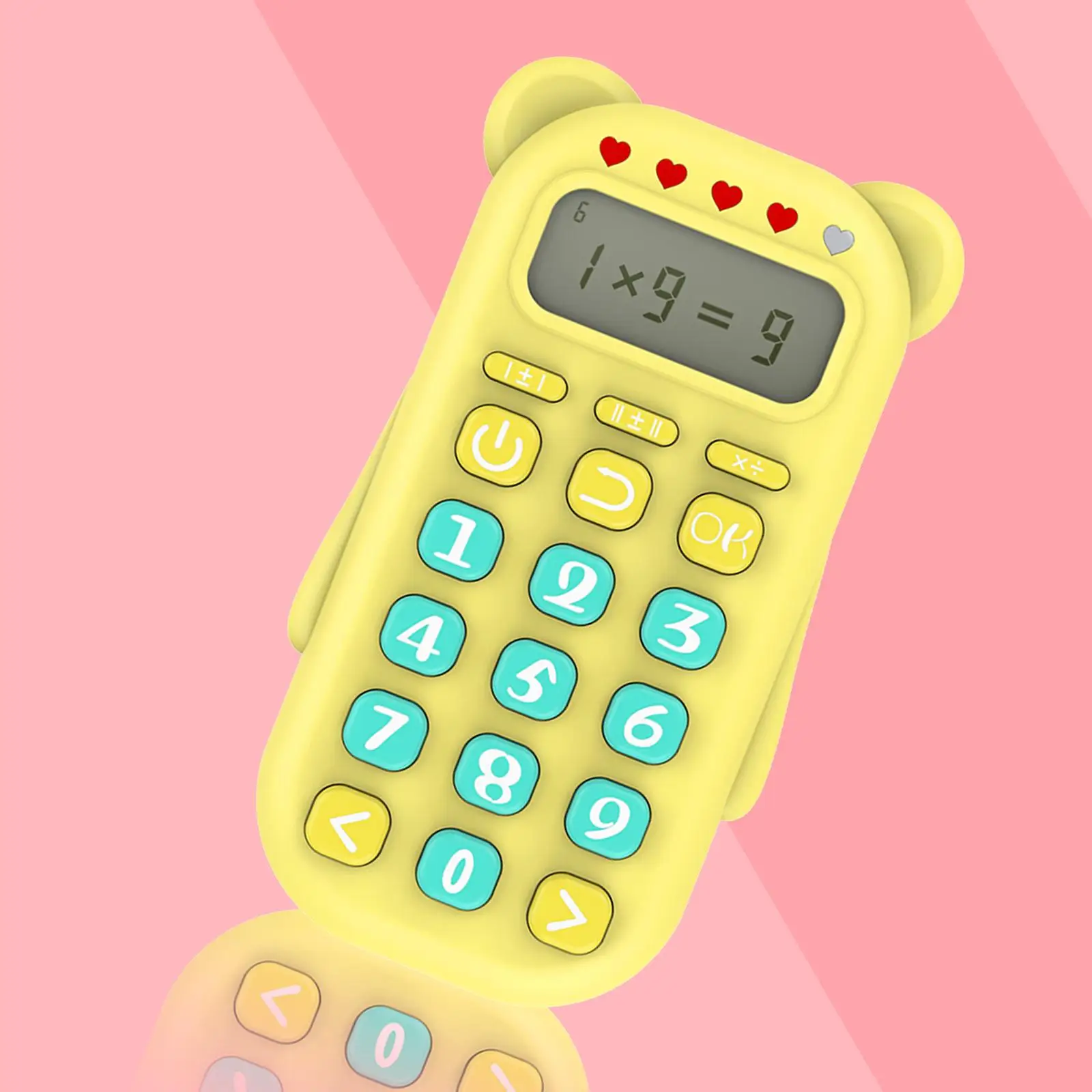 Portable Electronic Calculator Teaching Aids Functional Math Calculation Electronic Math Game for Boys Girls Toddler Kids