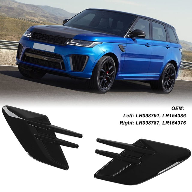 車の外装エアサイドフェンダーベント、ランドローバー用ウィング