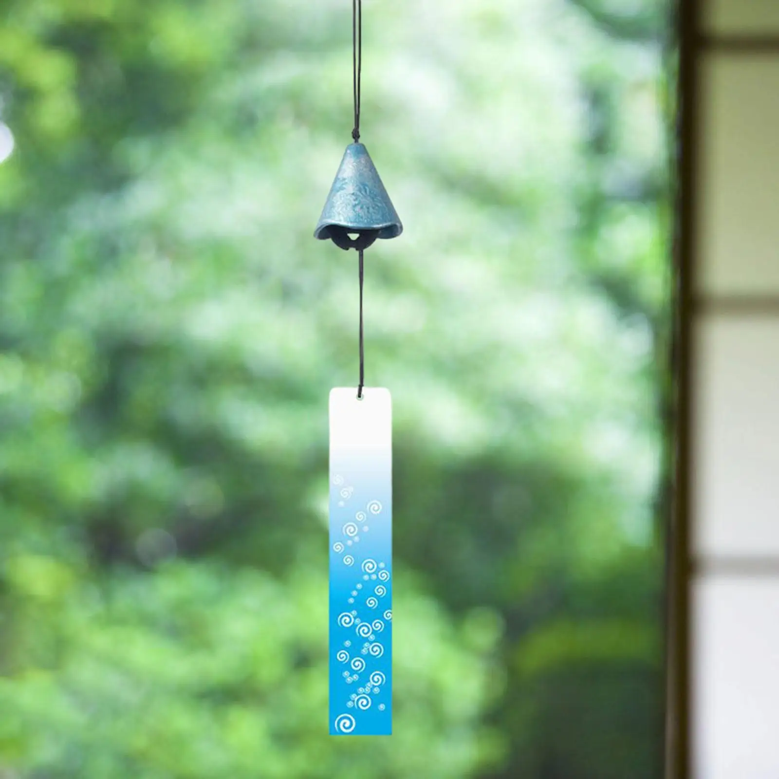 Japanese Wind Chime Wind Bell Vintage Traditional Windbell Blessing Pendant Windchime for Garden Outdoor Door Decoration Gift