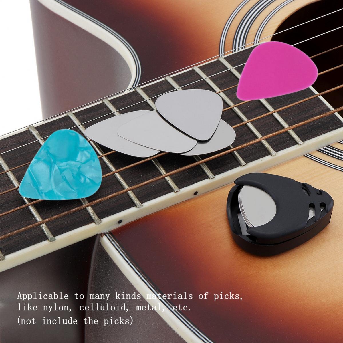 Description Picture 6 of itemGuitar Pick Holder Self-adhesive Guitar Picks Case for Acoustic Guitar / Bass / Ukulele Convenient Picks Placement