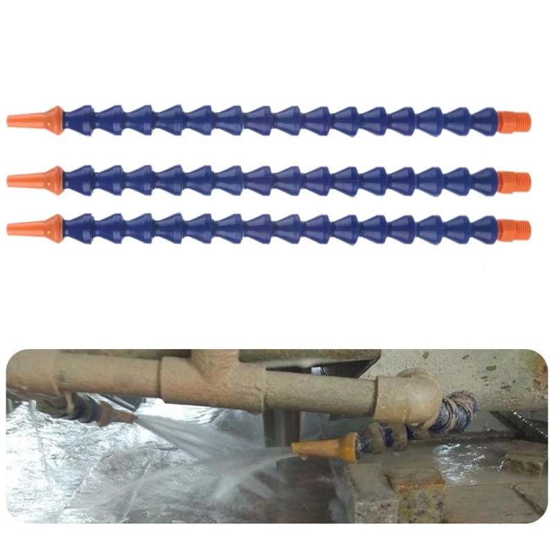 4pt flexível óleo tubo de refrigeração mangueira azul laranja