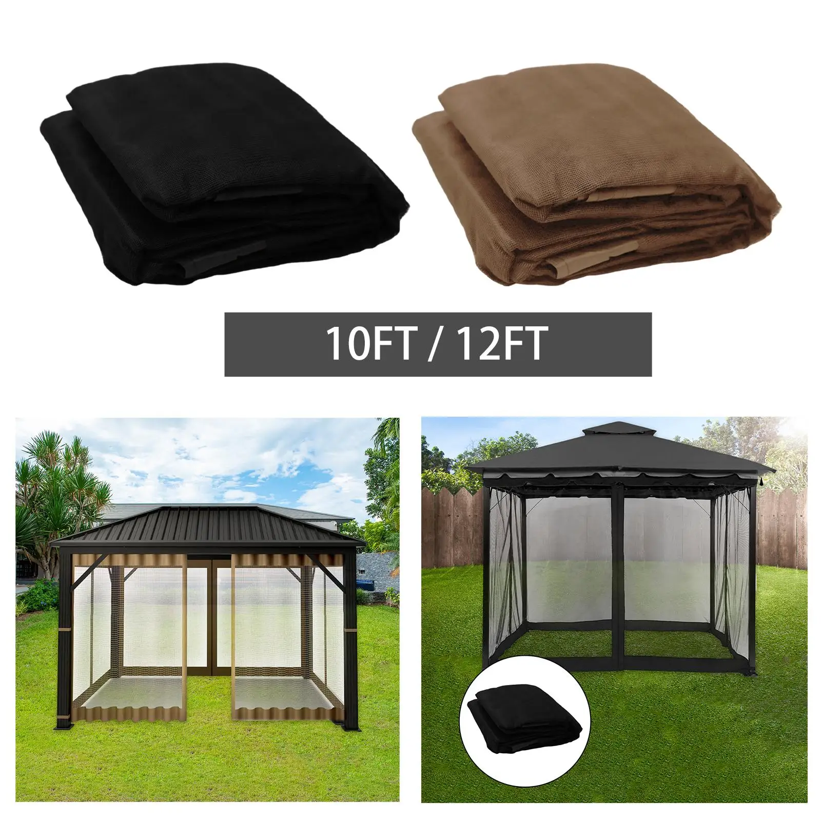 Outside Canopy Large Four Corners Portable Camping Outdoor Gazebo Netting