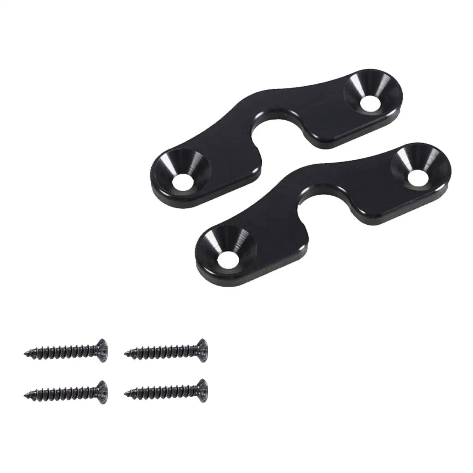 2x sun Visor Clips with Screws sun Visor Repair Plates for JK, JL, Jt Spare Parts Accessories