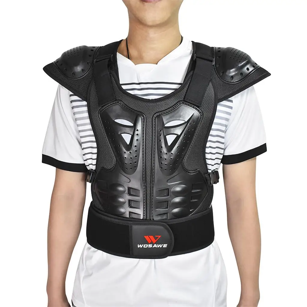 Motorcycle Motocross Body Protective Vest Jacket Back Chest Shoulder