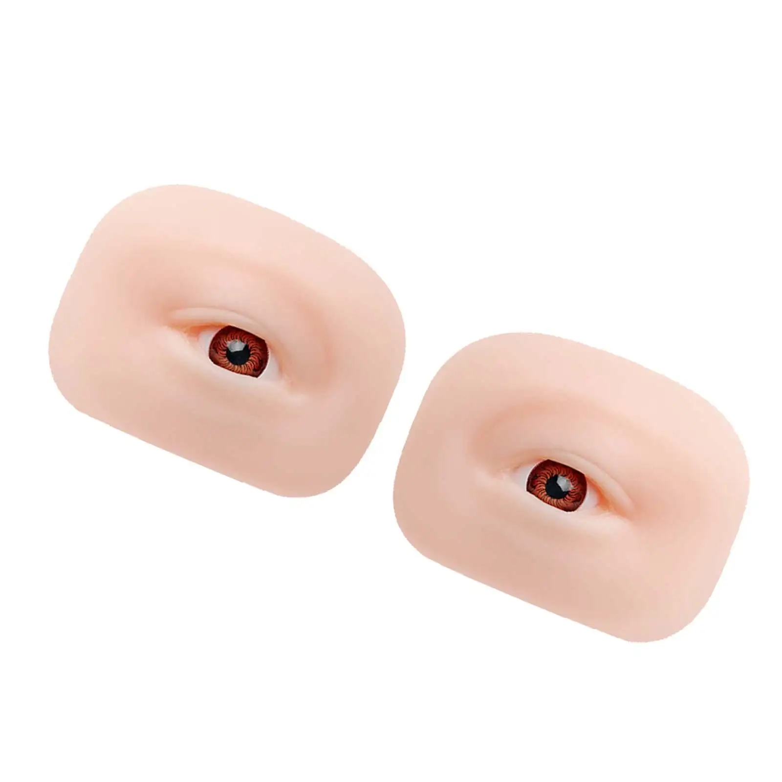 5D Silicone Eye Model Portable Resuable for Beginners Makeup Training Salon