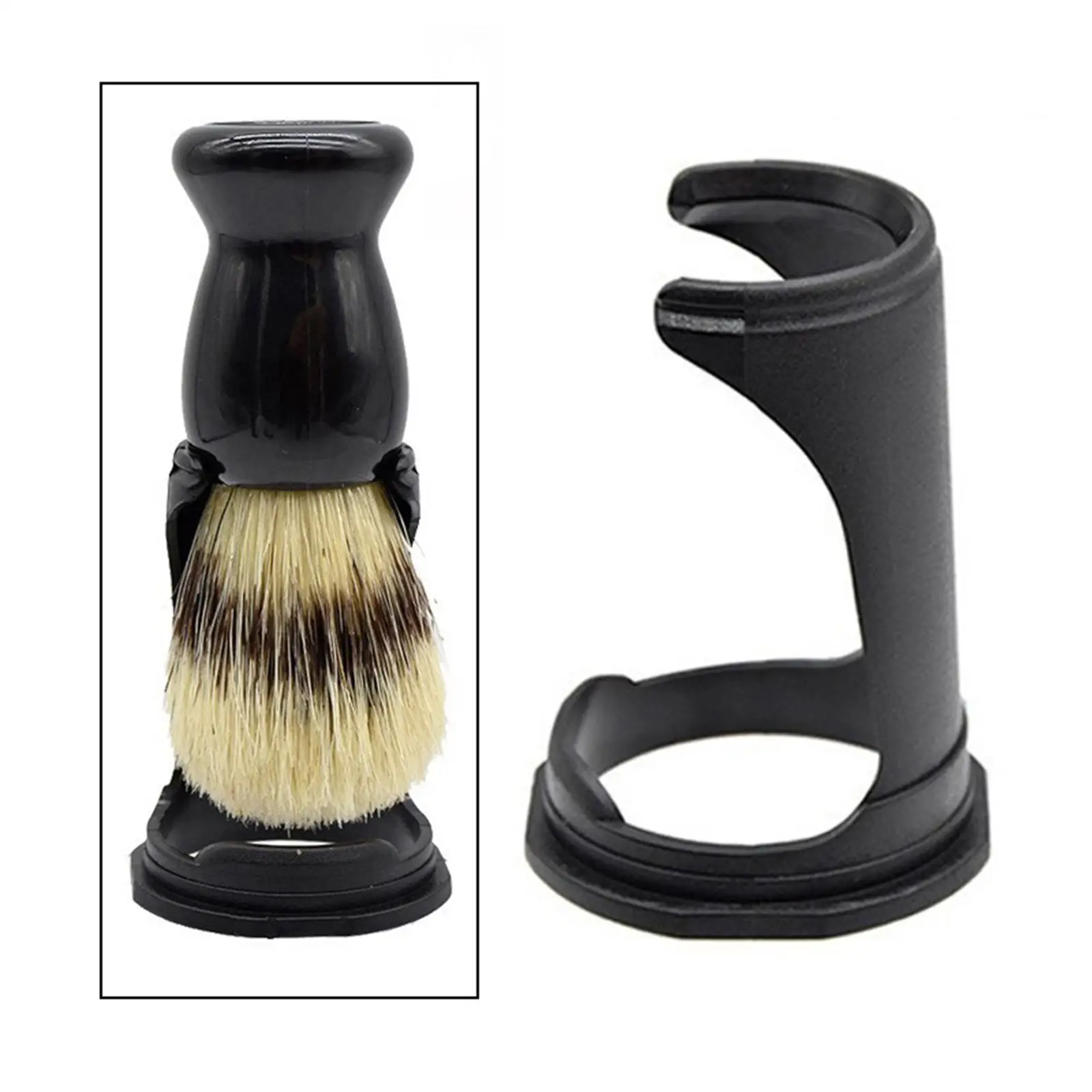 Men`brush Shaving Holder Shaving and Brush Stand for Shower Room