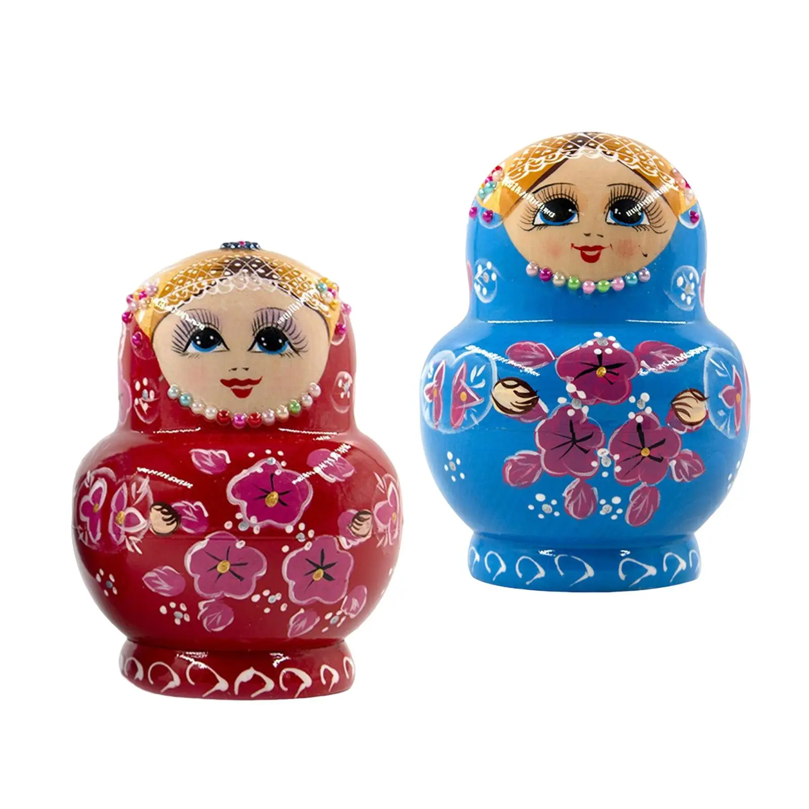 10Pcs Nesting Dolls Russian Nesting Dolls for Home Decor Holiday Gifts